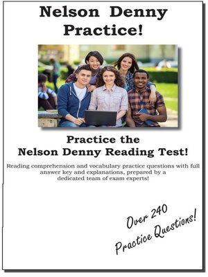 cover image of Nelson Denny Practice!